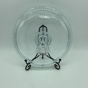 Pyrex G5C Corningware Ribs Ribbed Replacement Lid Only 7.5" ‎ Glass Blue Tint